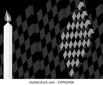 abstract background, vector style, checkers in 3D