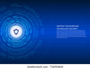 Abstract background.  Vector technology security  Illustration
