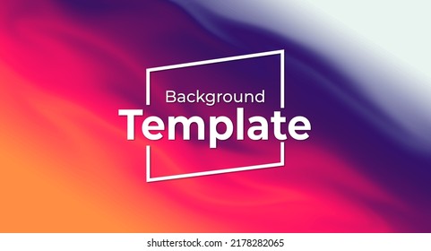 Abstract background vector template with gradient color.