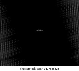Abstract background, vector template for your ideas, monochromatic lines texture, waved lines texture