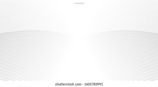 Abstract background, vector template for your ideas, monochromatic lines texture, waved lines texture