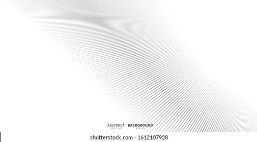 Abstract background, vector template for your ideas, monochromatic lines texture, waved lines texture