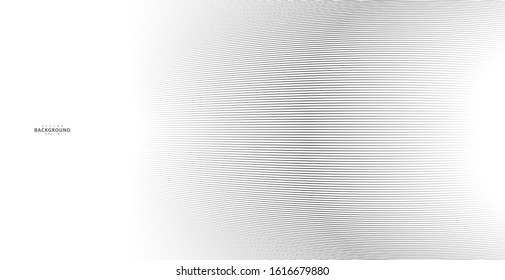 Abstract background, vector template for your ideas, monochromatic lines texture, waved lines texture