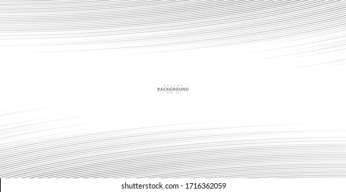 Abstract background, vector template for your ideas, monochromatic lines texture, waved lines texture