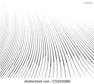 Abstract background, vector template for your ideas, monochromatic lines texture, waved lines texture