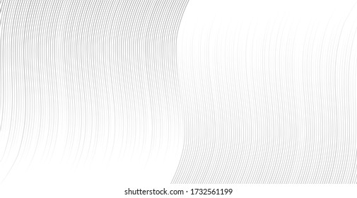 Abstract background, vector template for your ideas, monochromatic lines texture, waved lines texture