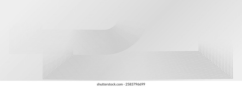 Abstract background, vector template for your ideas, monochromatic lines texture, waved lines texture