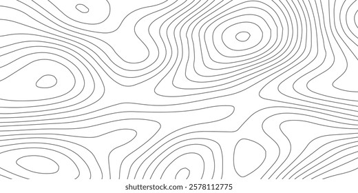 Abstract background vector and topographic patter line map background. silver line topography map contour background, geographic grid.
