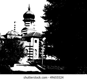 Abstract background vector trace