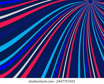 Abstract background vector, vintage geometric lines design, simple colorful lines classic grunge wallpaper.
