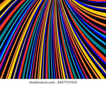 Vector de fondo Abstractas, diseño de líneas geométricas vintage, líneas simples y coloridas Fondo de pantalla grunge clásico.