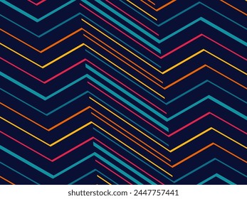 Abstract background vector, vintage geometric lines design, simple colorful lines classic grunge wallpaper.