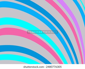 Abstract background vector, vintage geometric lines design, simple colorful lines classic grunge wallpaper.