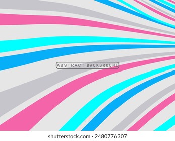 Abstract background vector, vintage geometric lines design, simple colorful lines classic grunge wallpaper.