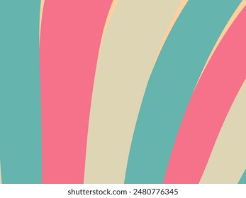 Abstract background vector, vintage geometric lines design, simple colorful lines classic grunge wallpaper.