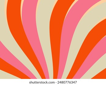Abstract background vector, vintage geometric lines design, simple colorful lines classic grunge wallpaper.