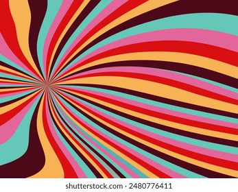 Abstract background vector, vintage geometric lines design, simple colorful lines classic grunge wallpaper.