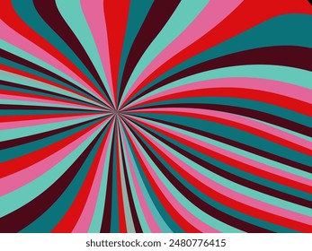 Abstract background vector, vintage geometric lines design, simple colorful lines classic grunge wallpaper.