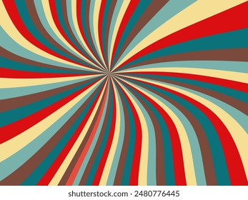 Abstract background vector, vintage geometric lines design, simple colorful lines classic grunge wallpaper.