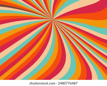 Abstract background vector, vintage geometric lines design, simple colorful lines classic grunge wallpaper.