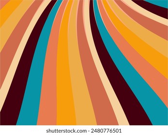 Vector de fondo Abstractas, diseño de líneas geométricas vintage, líneas simples y coloridas Fondo de pantalla grunge clásico.