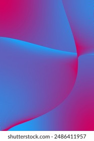 Abstract background vector violet, turquoise, pink with dynamic waves for wedding. Futuristic technology backdrop with network wavy lines. Premium template with gradient mesh for banner or poster.