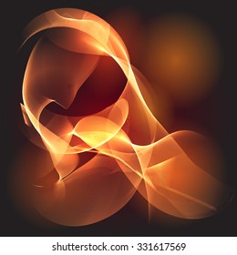 Abstract background. Vector Wave.
