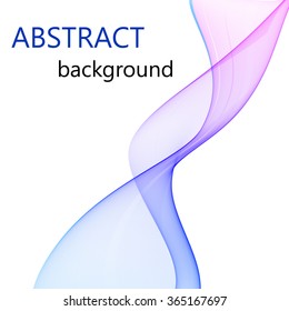 Abstract background with vector wave