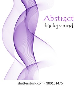 Abstract background with vector wave