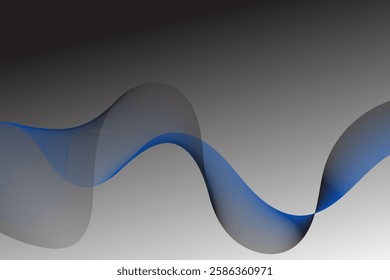 Abstract background of Vector wave lines flowing dynamic colorful isolated on white background for concept of banner, poster, communication, science, music, AI technology, digital, 
