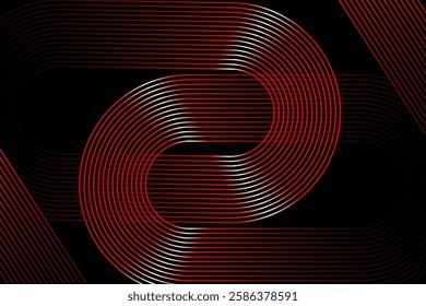 Abstract background of Vector wave lines flowing dynamic colorful isolated on white background for concept of banner, poster, communication, science, music, AI technology, digital, 
