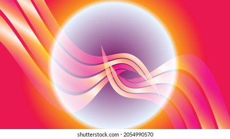 abstract background vector. wavy background, vector illustration for web banner