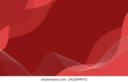 Abstract background vector wavy with shape design modern style