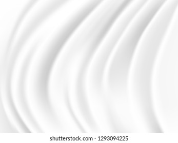 abstract background vector white and gray tone, wave overlapping with shadow modern concept, space for text or message web and book design