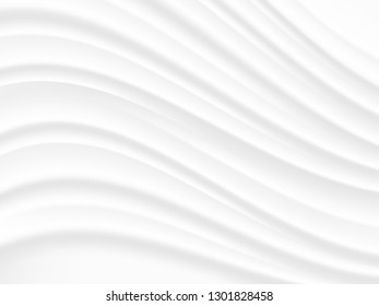 abstract background vector white and gray tone, wave overlapping with shadow modern concept, space for text or message web and book design