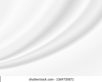 abstract background vector white and gray tone, wave overlapping with shadow modern concept, space for text or message web and book design