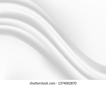 abstract background vector white and gray tone, wave overlapping with shadow modern concept, space for text or message web and book design