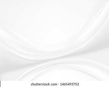 abstract background vector white and gray tone, wave overlapping with shadow modern concept, space for text or message web and book design