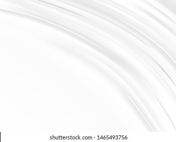 abstract background vector white and gray tone, wave overlapping with shadow modern concept, space for text or message web and book design