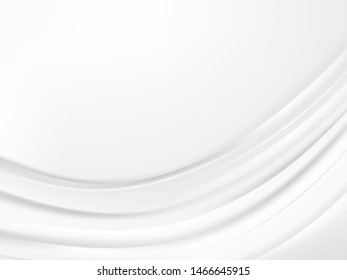 abstract background vector white and gray tone, wave overlapping with shadow modern concept, space for text or message web and book design