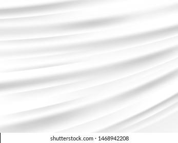 abstract background vector white and gray tone, wave overlapping with shadow modern concept, space for text or message web and book design