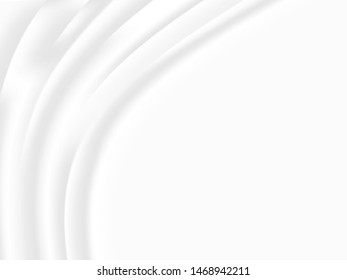 abstract background vector white and gray tone, wave overlapping with shadow modern concept, space for text or message web and book design