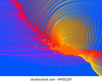abstract background, vector  without gradient