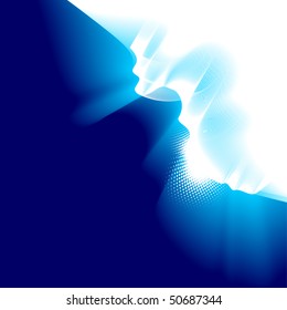 abstract background, vector  without gradient