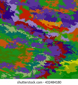Abstract background vector-bright spots. Colorful poisonous texture camouflage.