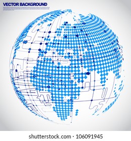 Abstrakter Hintergrund, Vektorerde