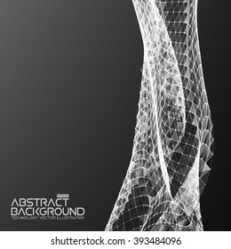 Abstract Background Vector.Futuristic technology style. Neon Sign . Futuristic Technology HUD Element . Elegant Abstract  background . Big data visualization .
