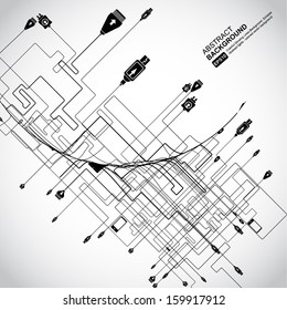 Abstract Background Vector-Interactive multimedia