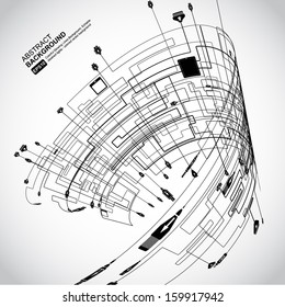 Abstract Background Vector-Interactive multimedia