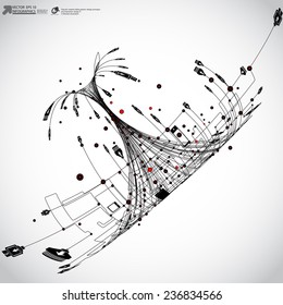 Abstract Background Vector-Interactive multimedia